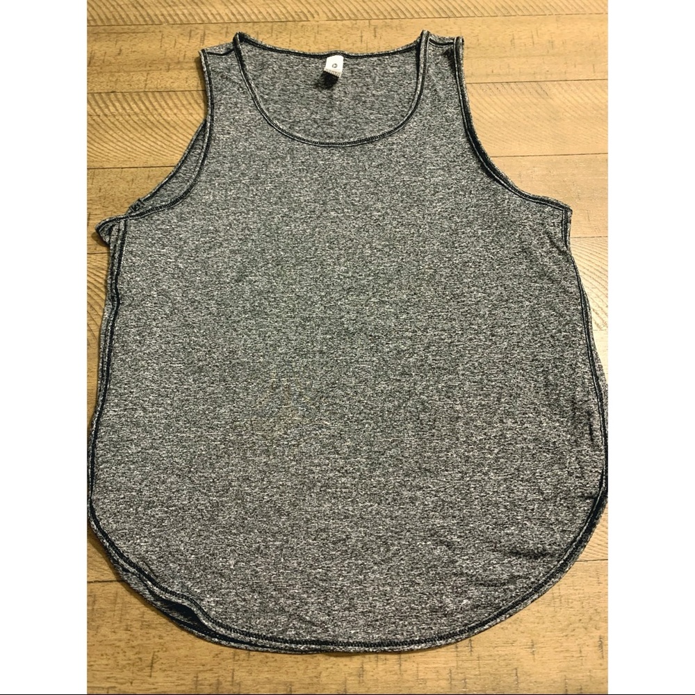 90 Degree Heather Jersey High Low Tank Top